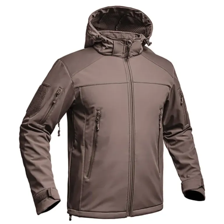 Veste Softshell Fighter A10® Homme Marron - Imperméable et Respirante