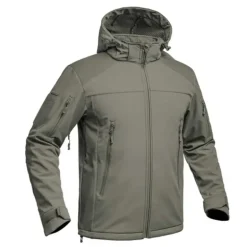 Veste Softshell kaki Fighter V2 – Imperméable et résistante
