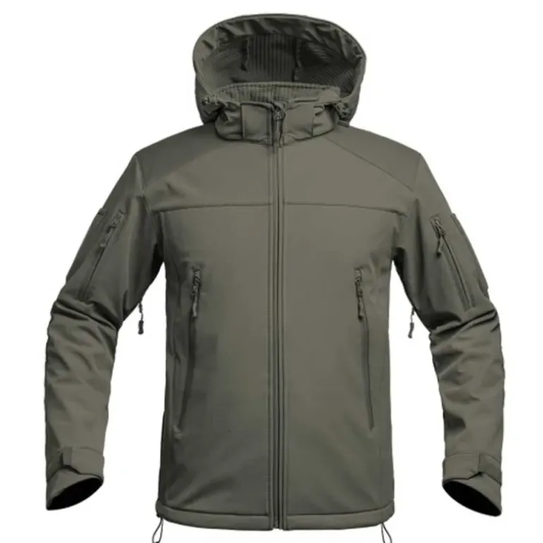 Veste Softshell kaki Fighter V2 – Imperméable et résistante