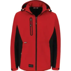 Veste Softshell Trystan Homme - Noir/Rouge - Herock®
