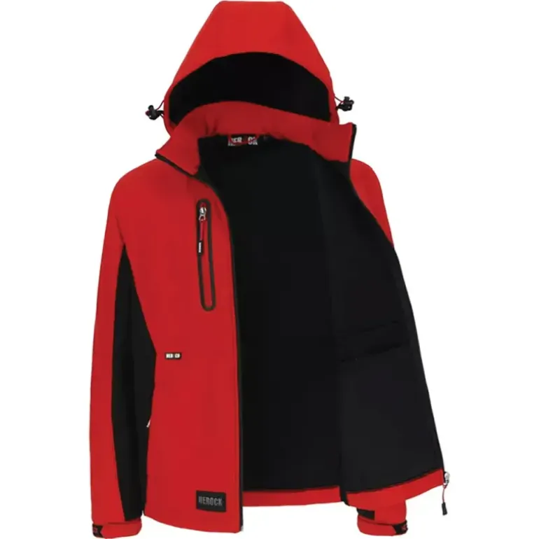 Veste Softshell Trystan Homme - Noir/Rouge - Herock®