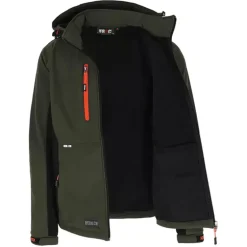 Veste Softshell Trystan Homme - Noire & Kaki - Herock®