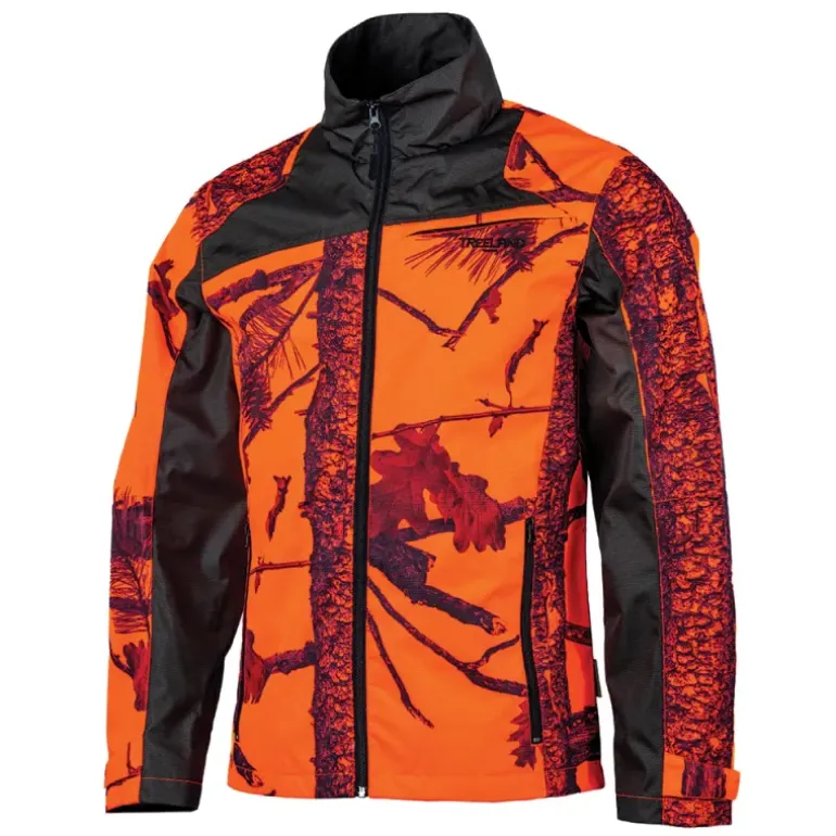 Veste Treeland Maquisard orange camo forest M à 3XL