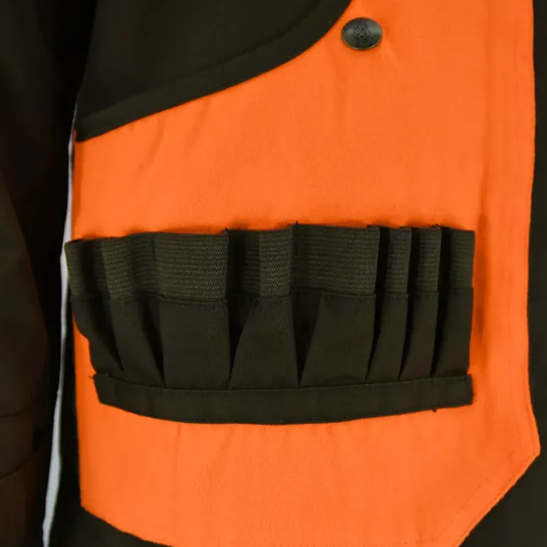 Veste Treeland Ouverture déperlante orange marron S à 3XL